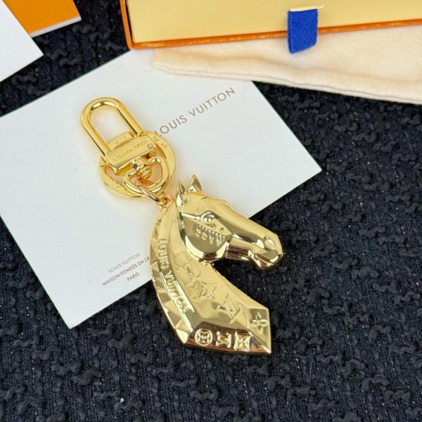repliche,replica,perfette,siti di,affidabili,migliori siti,dove comprare,1:1,scarpe da ginnastica Portachiavi a forma di testa di cavallo LV (RO1JVX)