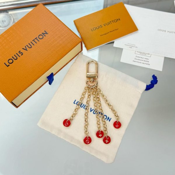 repliche,replica,perfette,siti di,affidabili,migliori siti,dove comprare,1:1,scarpe da ginnastica Portachiavi LV Confetti Chain (modello corto) accessorio per borsa (GGIG0B)