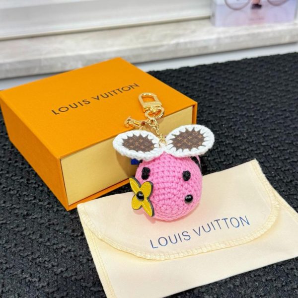 repliche,replica,perfette,siti di,affidabili,migliori siti,dove comprare,1:1,scarpe da ginnastica Nuovo prodotto M02585 LOUIS Vuitton BEE LV Portachiavi a forma di ape all’uncinetto (SGNSVI)