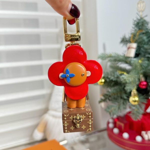 Nuovo arrivo M1990 Vivian Serie Natalizia Accessorio Bambola Girasole Portachiavi Peluche (TZ3400)