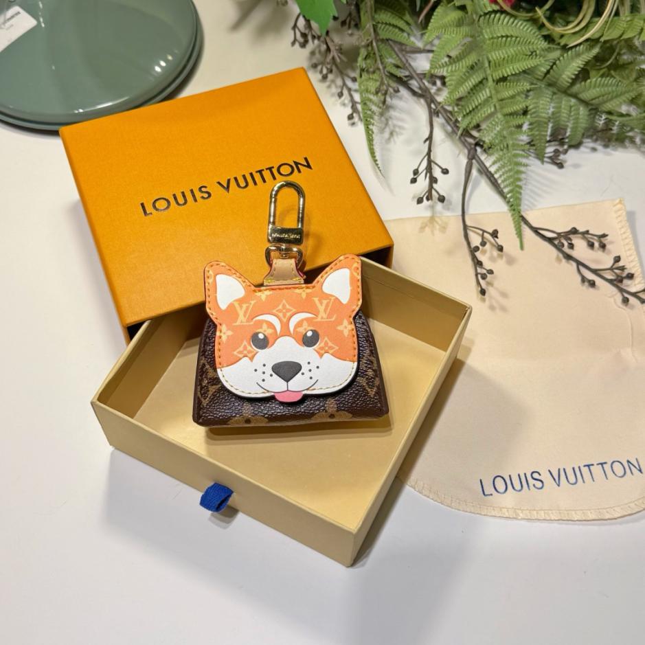 repliche,replica,perfette,siti di,affidabili,migliori siti,dove comprare,1:1,scarpe da ginnastica Nuovo ciondolo per borsa per auricolari Louis Vuitton Akita Inu (F8LSL7)