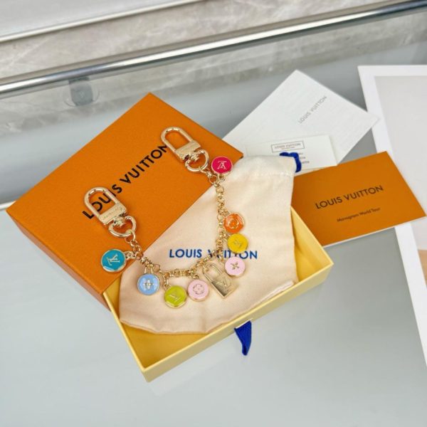 Portachiavi LV, ciondolo per borsa con perline, catena per borsa, accessori per borsa e portachiavi Spring Street (GU8D4I)