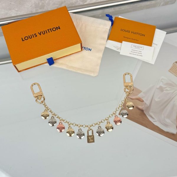 Portachiavi LV, ciondolo per borsa con perline, catena per borsa, accessori per borse e portachiavi Spring Street (K1HUU7)