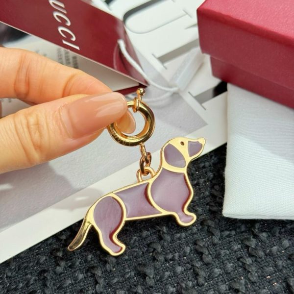 Nuovo portachiavi a forma di cucciolo Gucci (0KDR68)