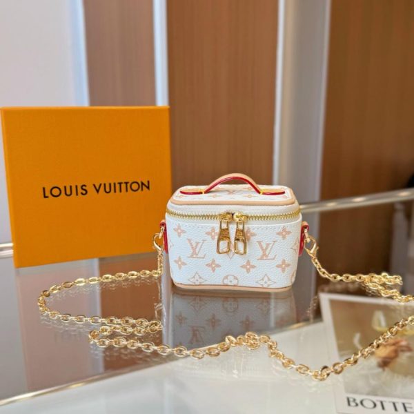 repliche,replica,perfette,siti di,affidabili,migliori siti,dove comprare,1:1,scarpe da ginnastica Borsa a tracolla mini microvanity per cosmetici Louis Vuitton (FZT688)