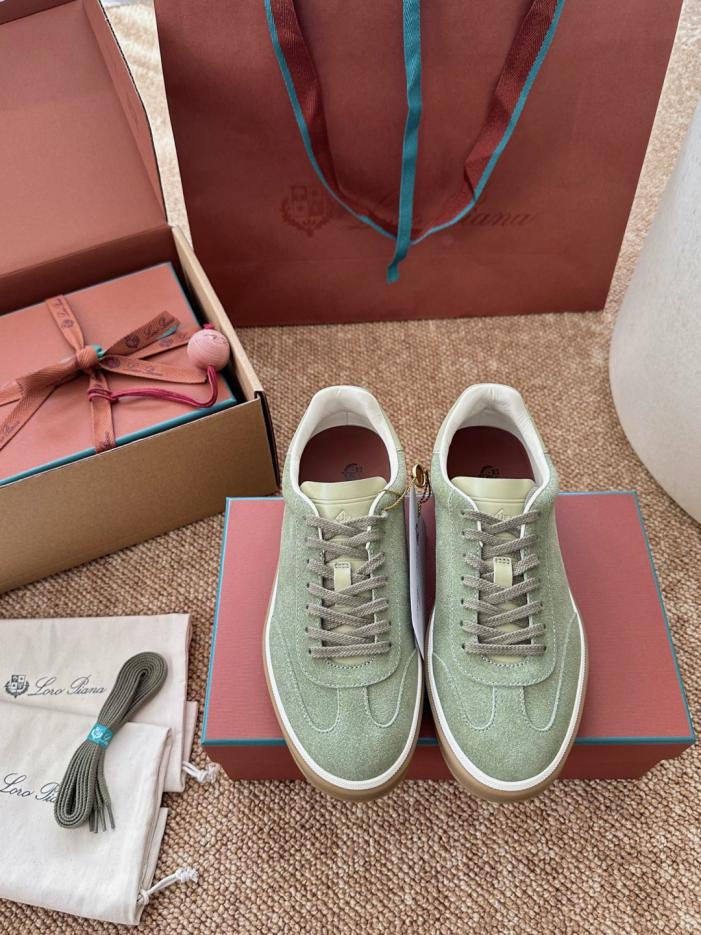 repliche,replica,perfette,siti di,affidabili,migliori siti,dove comprare,1:1,scarpe da ginnastica Nuove scarpe da allenamento Tennis Walk German di Loro Piana, grigio militare (YJOJJ3)