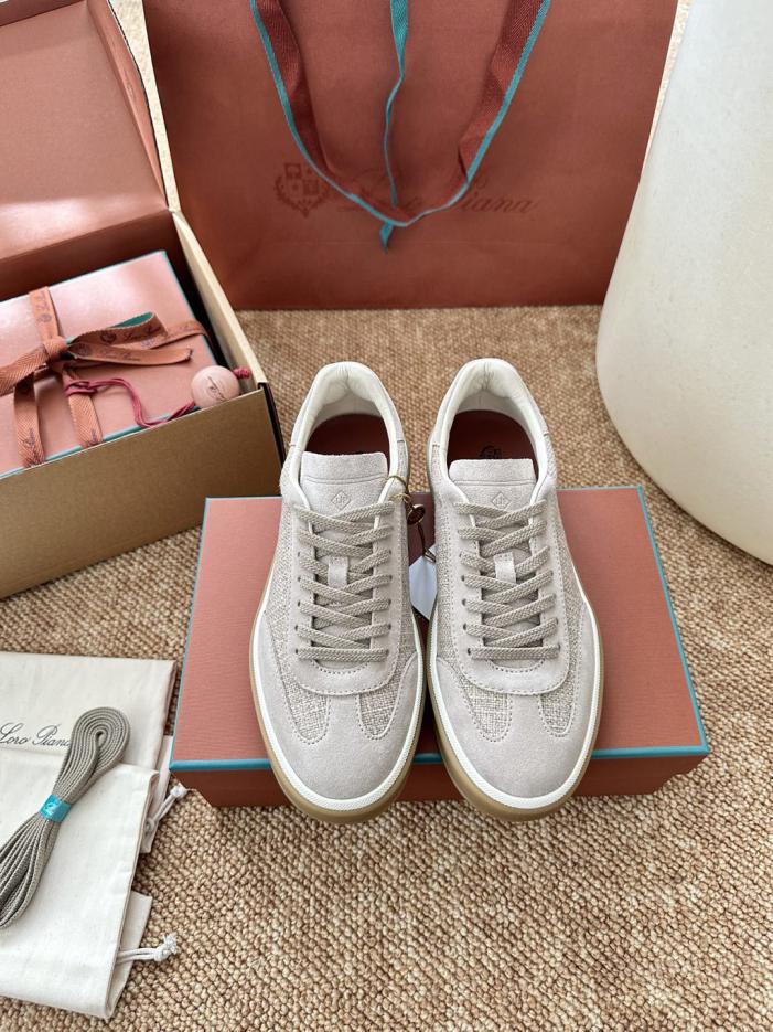 repliche,replica,perfette,siti di,affidabili,migliori siti,dove comprare,1:1,scarpe da ginnastica Nuove scarpe da allenamento Tennis Walk German di Loro Piana, colore grano chiaro (CZS3BL)