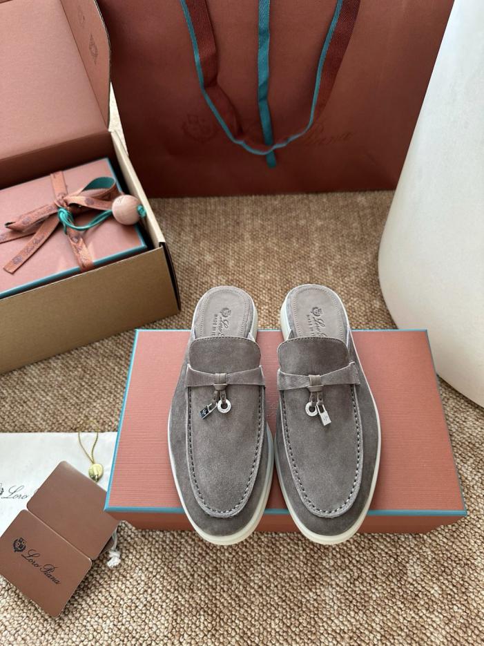 repliche,replica,perfette,siti di,affidabili,migliori siti,dove comprare,1:1,scarpe da ginnastica Loro Piana Classic Summer Charms Walk Mocassini Slip-on Muffins, Marrone Scuro (BUL1ZB)