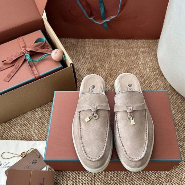 Loro Piana Classic Summer Charms Walk Mocassino Slip-on Sabbia (19VTCF)