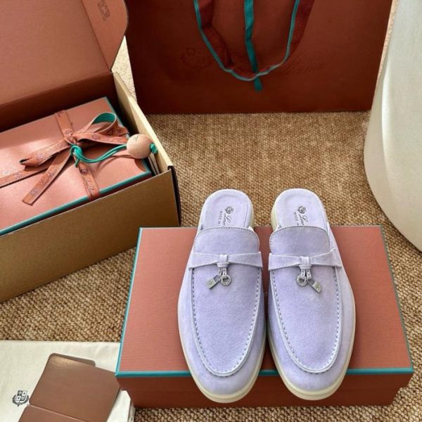 Loro Piana Classic Summer Charms Walk Mocassino a mezza fodera (Q2XSCD)