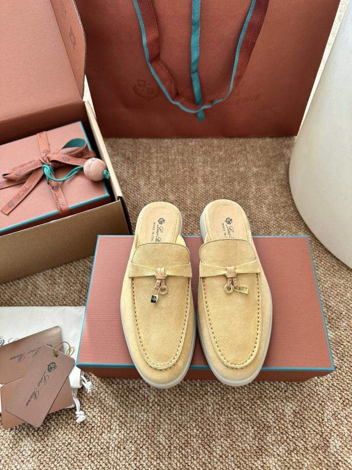 repliche,replica,perfette,siti di,affidabili,migliori siti,dove comprare,1:1,scarpe da ginnastica Mocassini Loro Piana Classic Summer Charms Walk color tè zafferano (W90HW1)