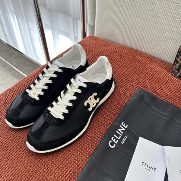 Le nuove sneakers basse RACER TRIOMPHE di Celine, nere (R5WIF2)