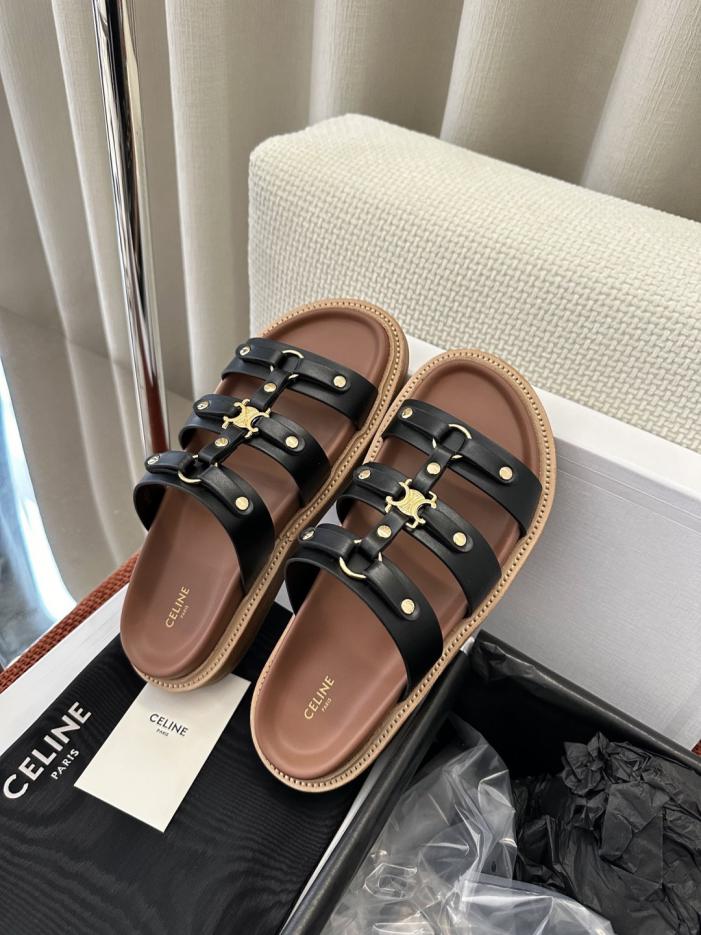 repliche,replica,perfette,siti di,affidabili,migliori siti,dove comprare,1:1,scarpe da ginnastica I nuovi sandali romani di Celine in pelle di vitello conciata al vegetale (4H4UTW)