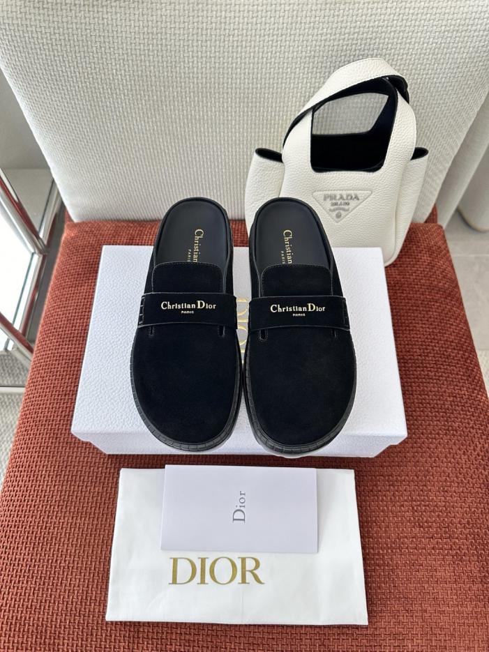 repliche,replica,perfette,siti di,affidabili,migliori siti,dove comprare,1:1,scarpe da ginnastica Nuove mules Boy di Dior, nere (DE55O3)