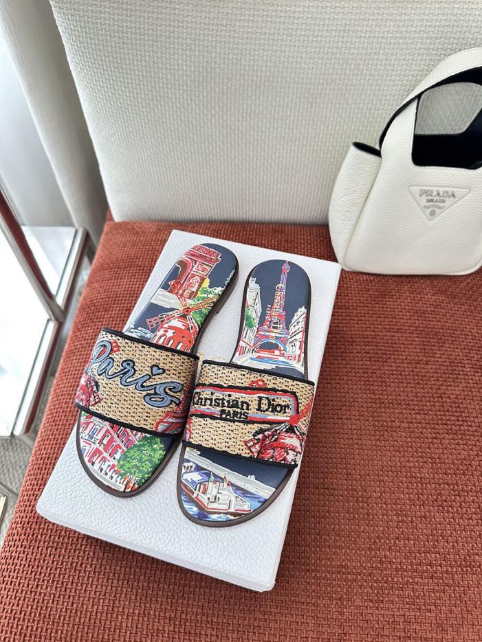 repliche,replica,perfette,siti di,affidabili,migliori siti,dove comprare,1:1,scarpe da ginnastica Sandali Dior Summer Dway City Limited Edition ricamati, blu navy, Parigi (OT3OUH)