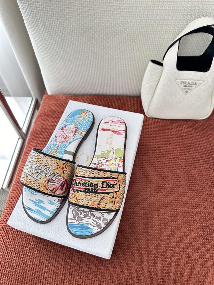 repliche,replica,perfette,siti di,affidabili,migliori siti,dove comprare,1:1,scarpe da ginnastica Sandali Dior Summer Dway City in edizione limitata ricamati – Conchiglie e stelle marine (RJCOHD)