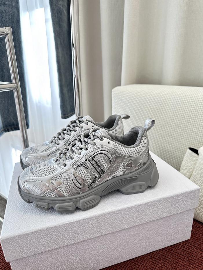 repliche,replica,perfette,siti di,affidabili,migliori siti,dove comprare,1:1,scarpe da ginnastica Sneakers Dior Chrono, grigio/argento (XXL 9FR)