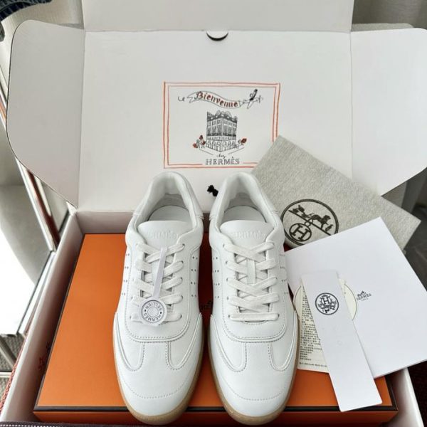Nuove sneakers Hermes Match, bianche (Y607JS)