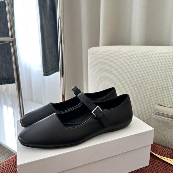 Nuovo arrivo THE ROW: scarpe Mary Jane nere (K4ZR9V)