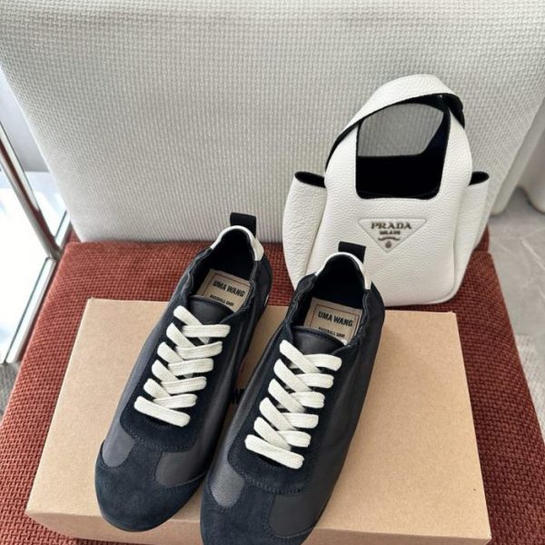 Scarpe da allenamento tedesche UMA WAG New Retro con lacci - Nere (D4DTEQ)